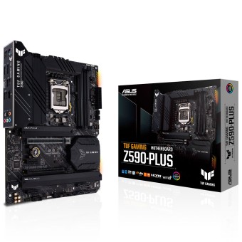 ASUS TUF GAMING Z590-PLUS Intel Z590 Soket 1200 DDR4 5133 MHz (O.C) M.2 ATX Anakart